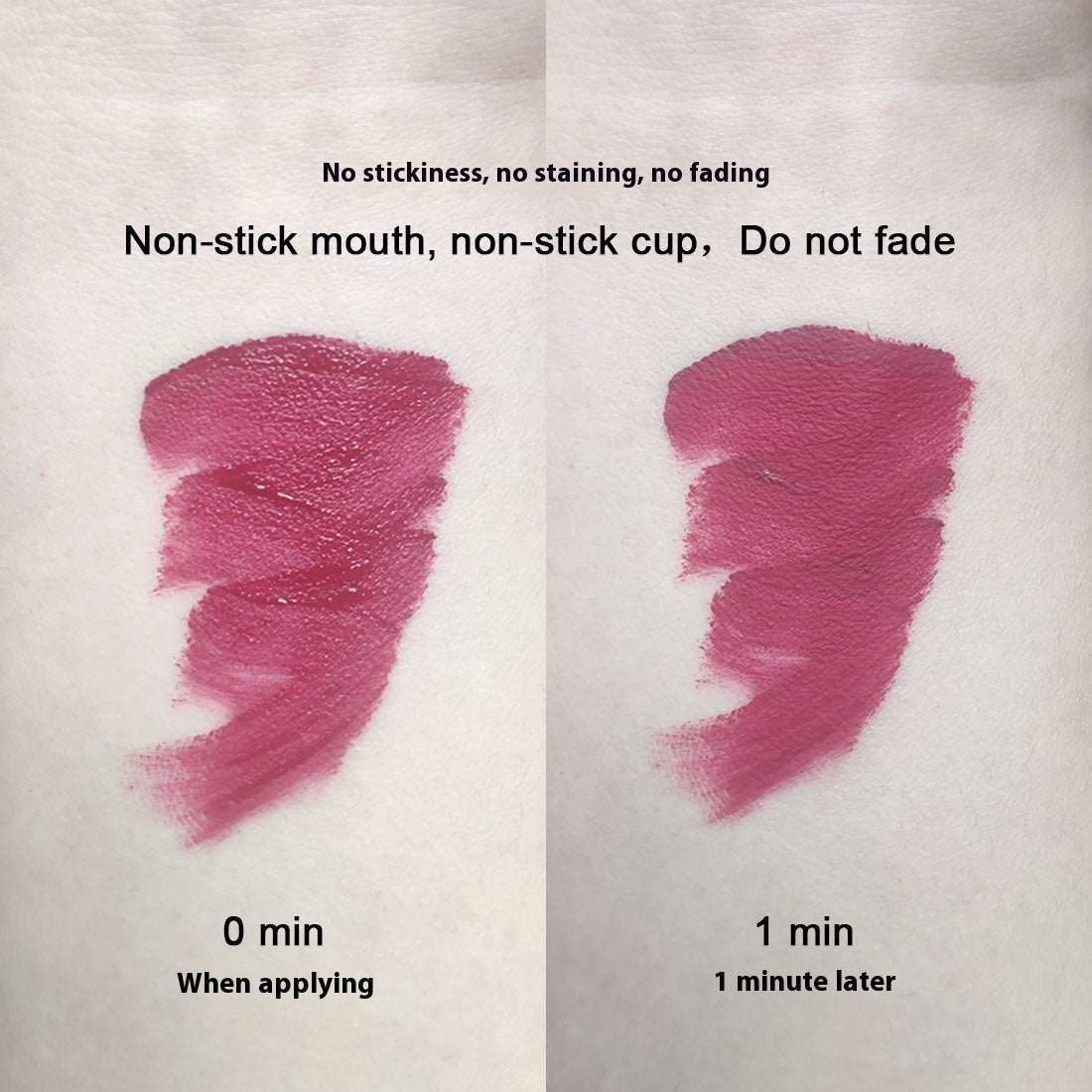 Velvet Matte Liquid Lipstick transfer-proof cup demo